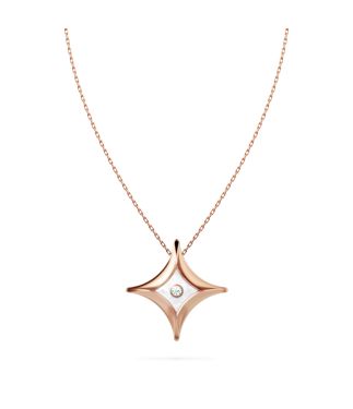 Aldebaran 18K Pink Gold Diamond Pendant